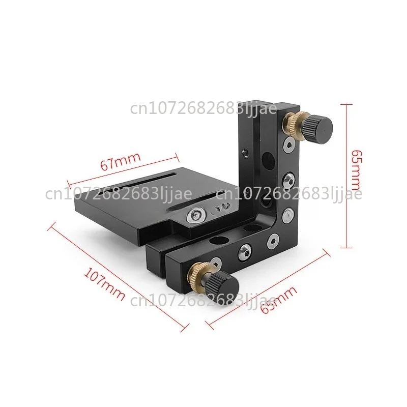 L-shaped adjustment frame, semiconductor carbon dioxide laser marking machine Q head drive adjustment frame
L-shaped adjustment frame, semiconductor carbon dioxide laser marking machine Q head drive adjustment frame