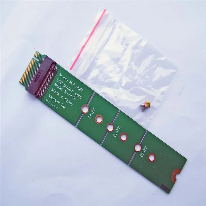NVMe sm951 pm951 SM961 M key M.2 NGFF SSD protection card extension card adapter card
NVMe sm951 pm951 SM961 M key M.2 NGFF SSD protection card extension card adapter card