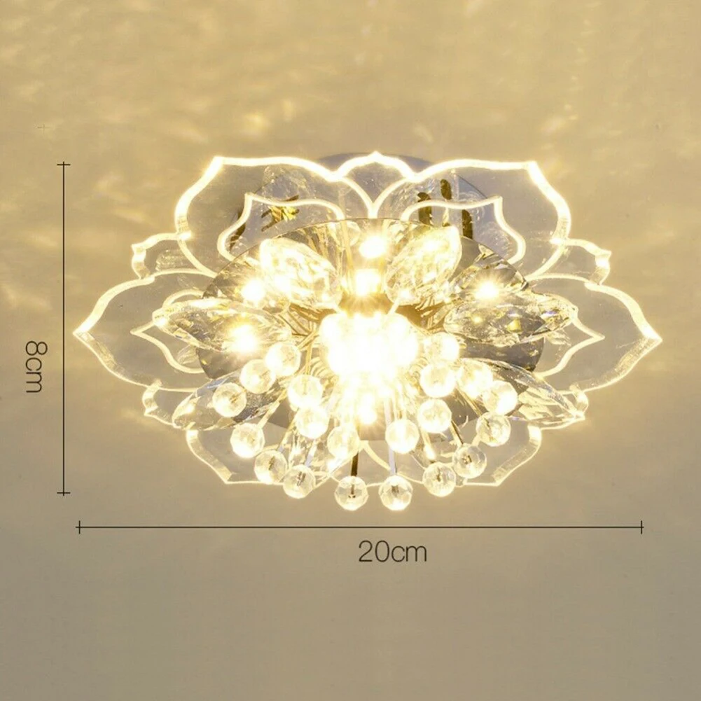 Modern Light Flower Shape Ceiling Crystal Chandelier Bedroom Living Room Interior Hallway Kitchen LED Lighting
Modern Light Flower Shape Ceiling Crystal Chandelier Bedroom Living Room Interior Hallway Kitchen LED Lighting