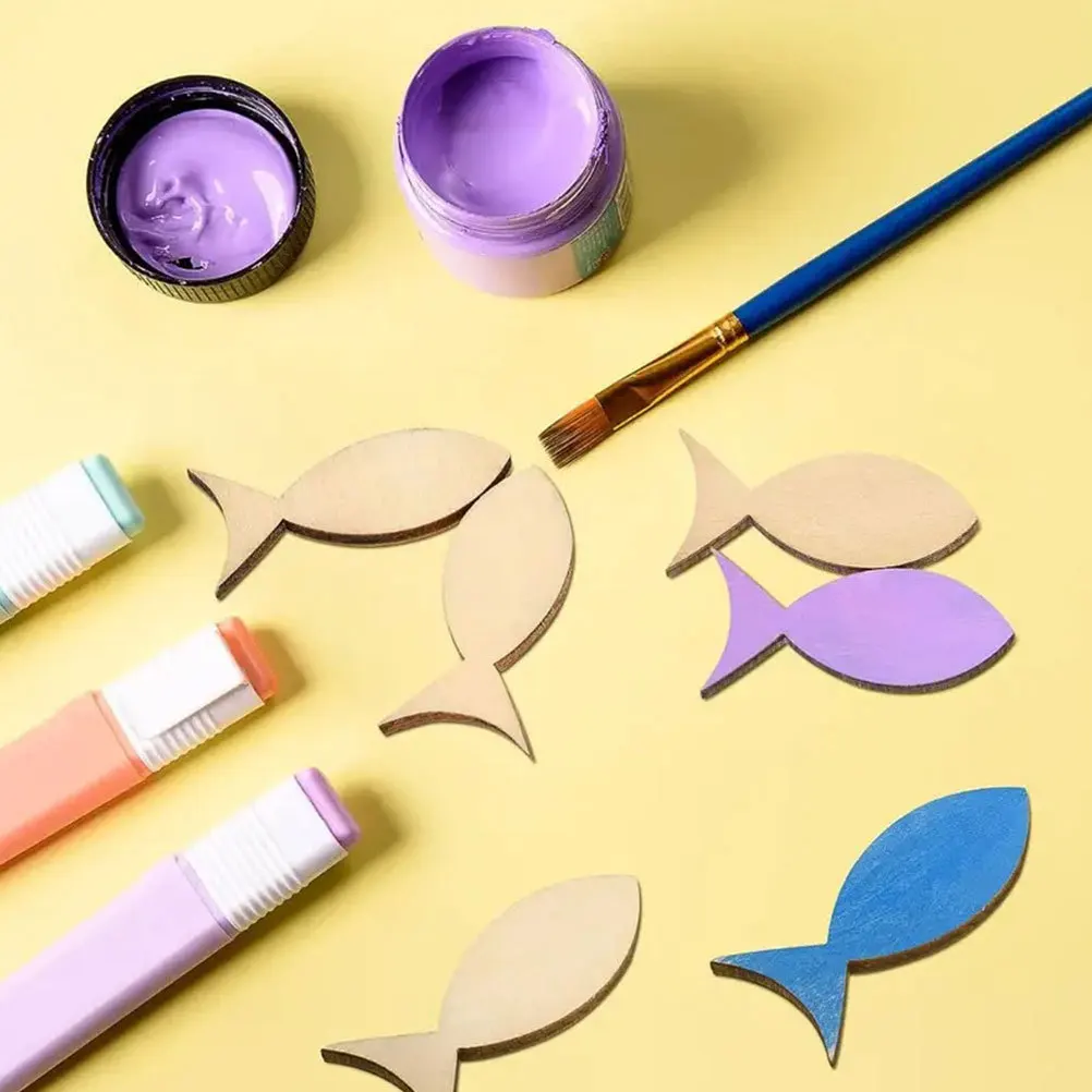 100Pcs Wooden Fish Cutouts Unfinished Natural Ocean Animal Shapes DIY Craft Supplies Room Home Decoration
100Pcs Wooden Fish Cutouts Unfinished Natural Ocean Animal Shapes DIY Craft Supplies Room Home Decoration