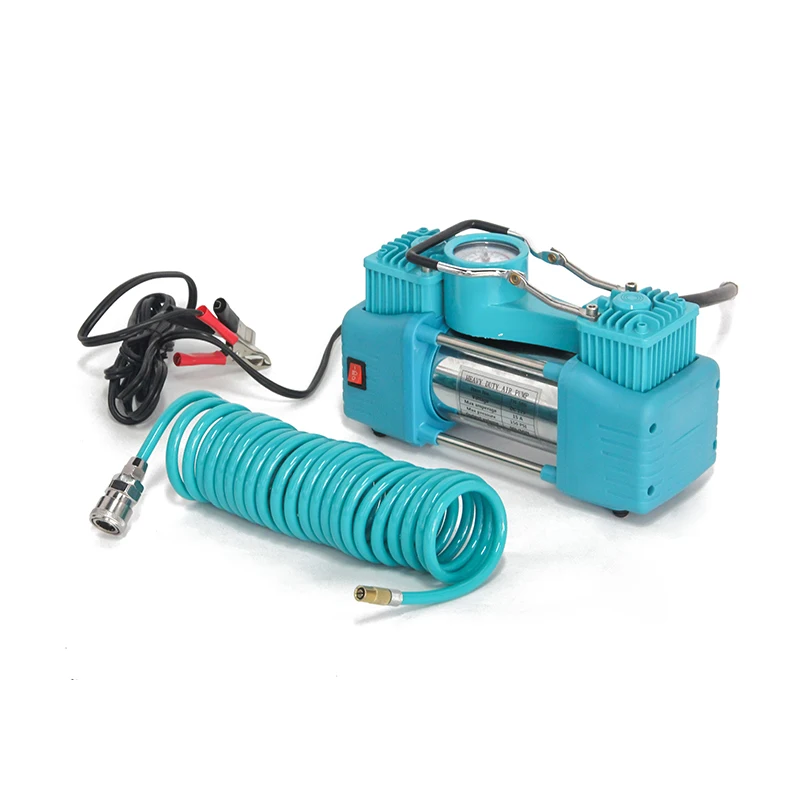 Hot Sale Portable Double Cylinder Tyre Inflator DC 12v Rapid Tire Inflator with LED Emergency Light Car Air Compressor Pump
Hot Sale Portable Double Cylinder Tyre Inflator DC 12v Rapid Tire Inflator with LED Emergency Light Car Air Compressor Pump