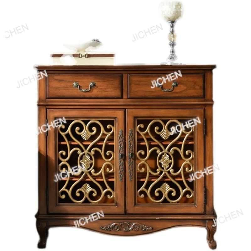 Винтажный шкаф для обуви из массива дерева, многоярусная полка для обуви, шкаф для прихожей из орехового дерева
Винтажный шкаф для обуви из массива дерева, многоярусная полка для обуви, шкаф для прихожей из орехового дерева