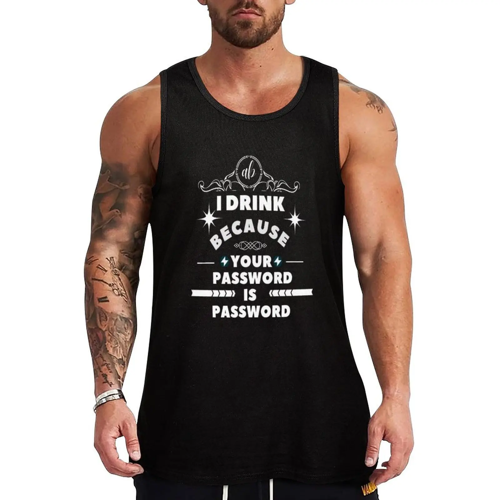 I Drink Because Your Password Is Password Tank Top sports clothes for men bodybuilding men clothes sleeveless vests
I Drink Because Your Password Is Password Tank Top sports clothes for men bodybuilding men clothes sleeveless vests