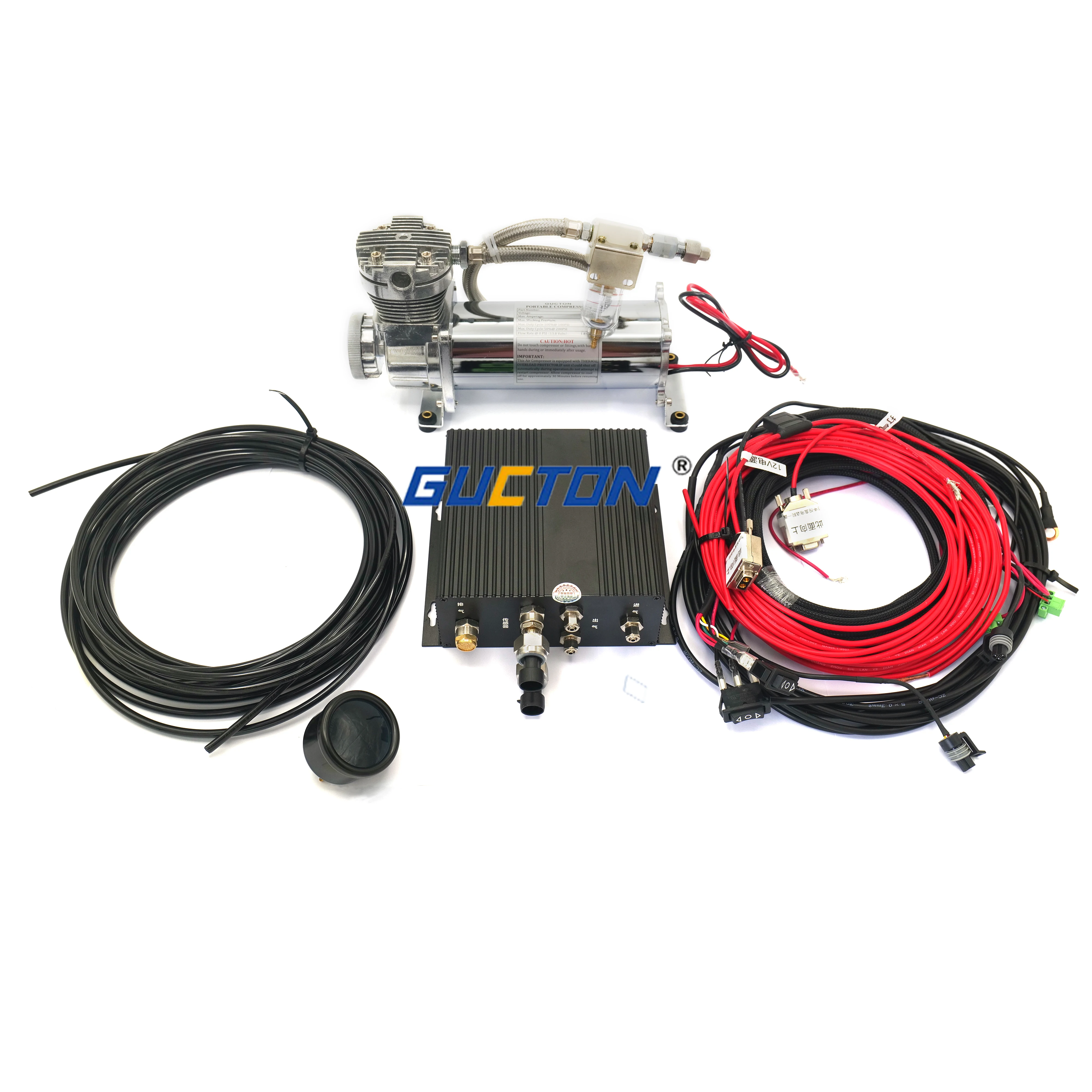 2-way Air Suspension Kits Compressor Tank Remote Controlling Electric Control Management System For RVS Truck Modification
2-way Air Suspension Kits Compressor Tank Remote Controlling Electric Control Management System For RVS Truck Modification