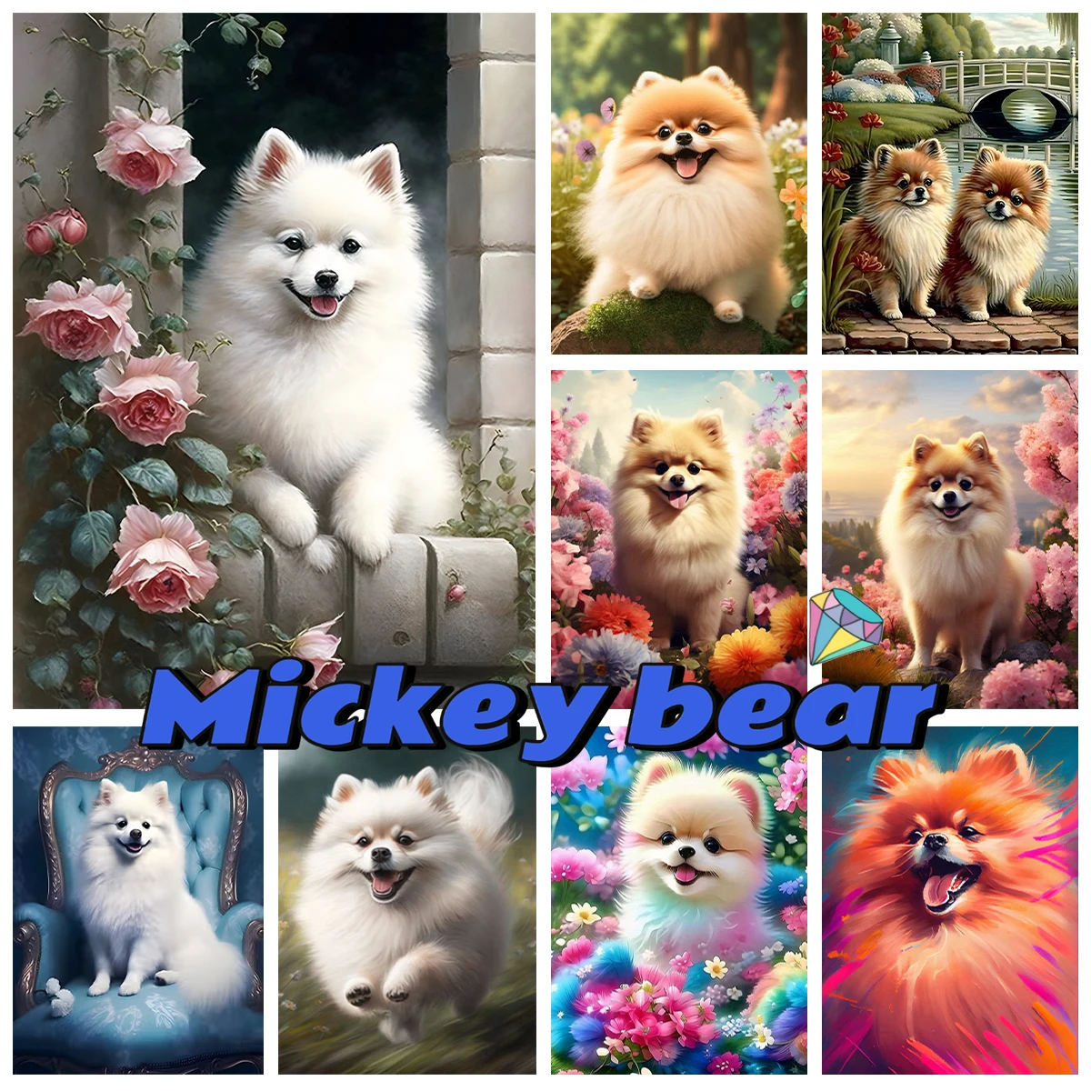 Pomeranian Diy Diamond Painting Kit Cute Pet Dog Portrait Diamond Embroidery Cross Stitch Interesting Hand Home Wall Decor Gift
Pomeranian Diy Diamond Painting Kit Cute Pet Dog Portrait Diamond Embroidery Cross Stitch Interesting Hand Home Wall Decor Gift