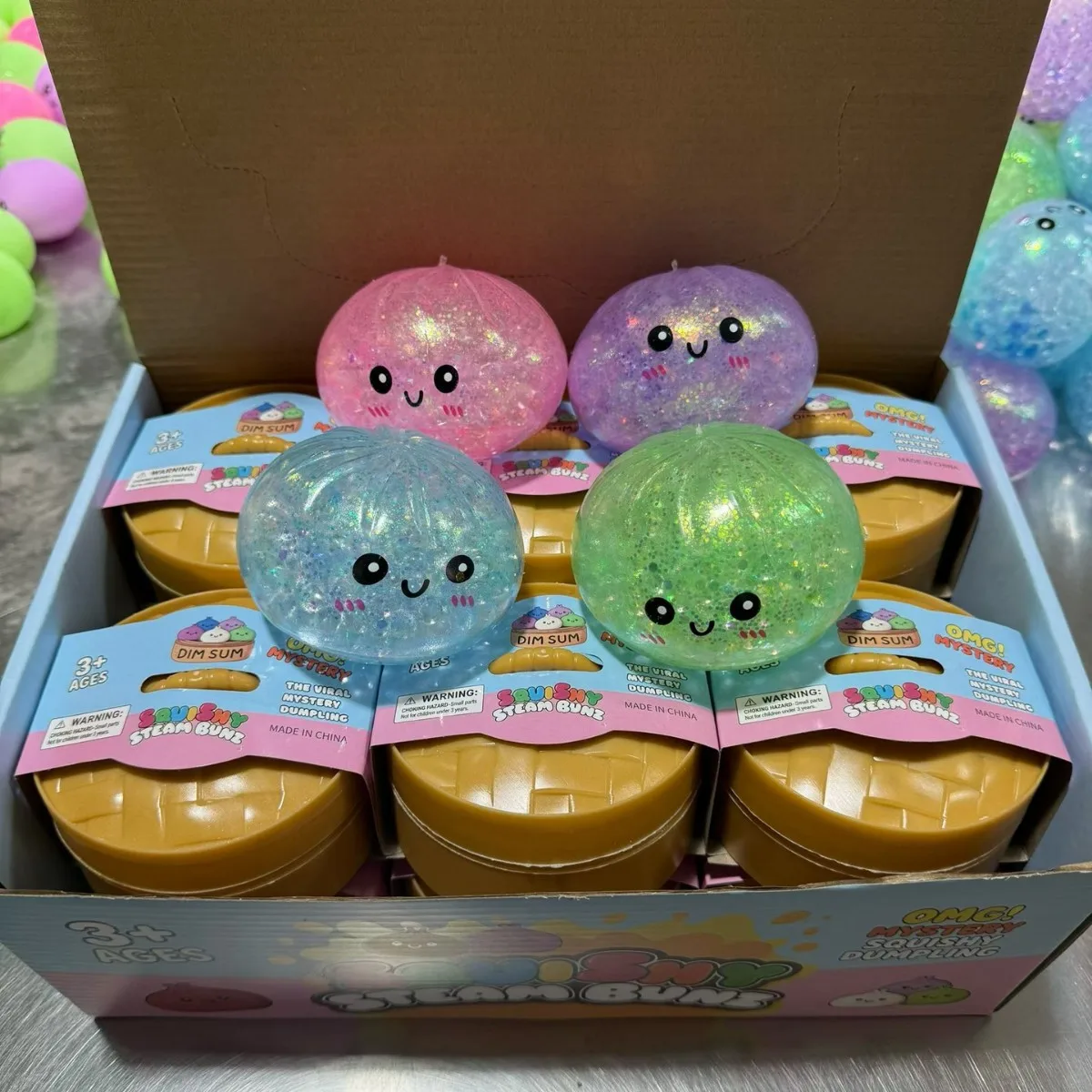 2026 Glitter Dumpling Squishy with Box Dumplings Sensory Squeeze Toy Decompression Slow Rising for Stress Relief Friend Gift
2026 Glitter Dumpling Squishy with Box Dumplings Sensory Squeeze Toy Decompression Slow Rising for Stress Relief Friend Gift