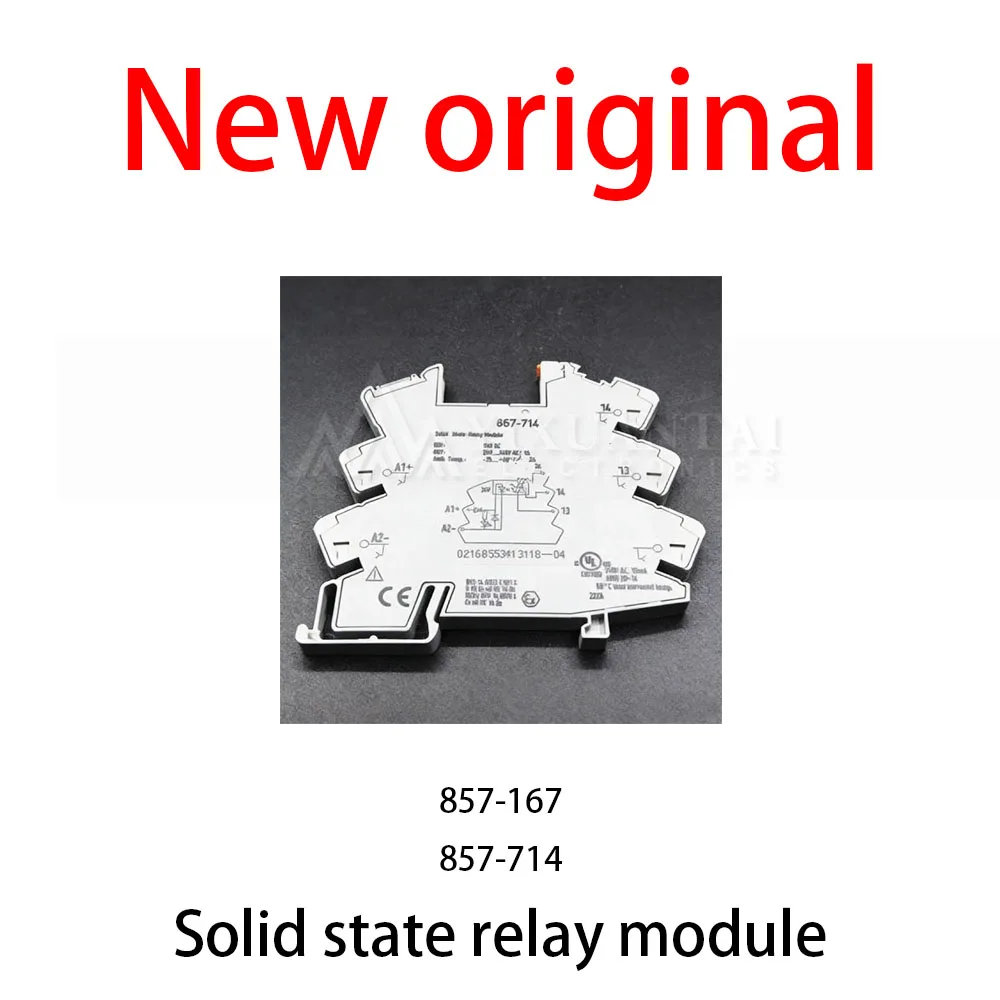 1Pcs/Lot New original 857-167 857-714 Solid state relay module
1Pcs/Lot New original 857-167 857-714 Solid state relay module