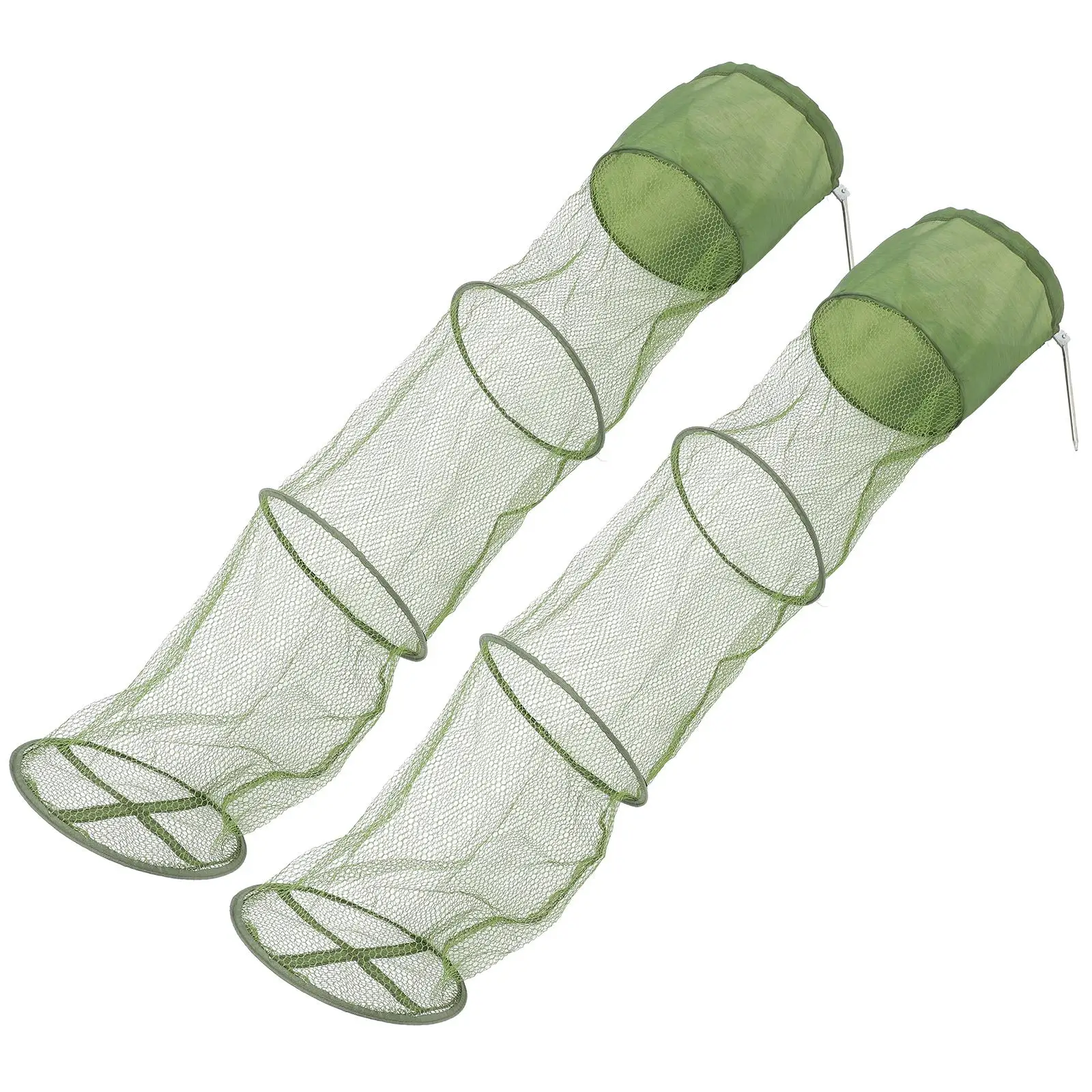 2 Pcs Fishing Cage Compact Net Folding Trap Multi-function Crawfish Foldable Lightweight Portable Cloth Lobster Rust-resistant
2 Pcs Fishing Cage Compact Net Folding Trap Multi-function Crawfish Foldable Lightweight Portable Cloth Lobster Rust-resistant