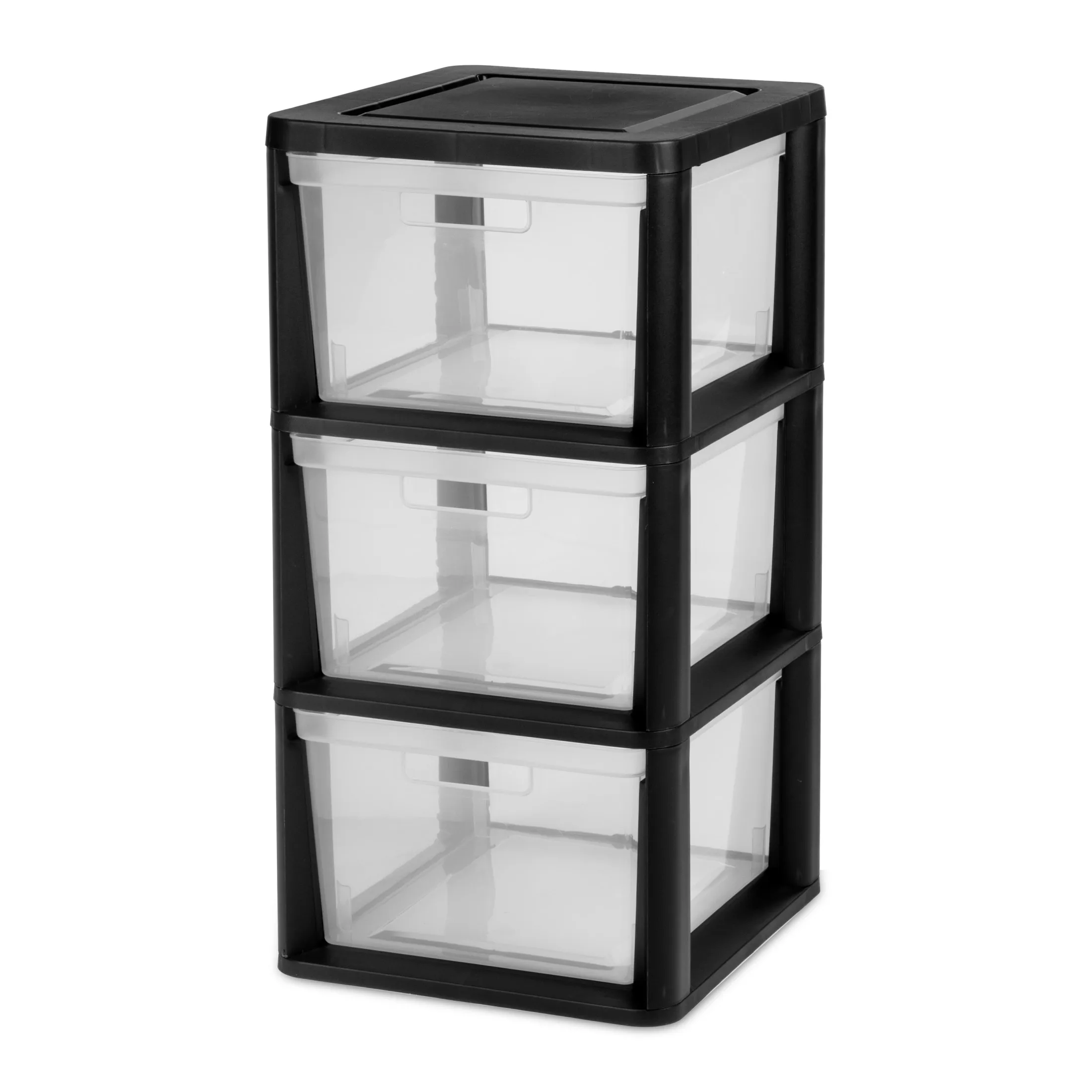 3 Drawer Tower, Plastic Storage Organizer with Removable Clear Bins, Easy to Assemble - No Tools Needed, Black
3 Drawer Tower, Plastic Storage Organizer with Removable Clear Bins, Easy to Assemble - No Tools Needed, Black