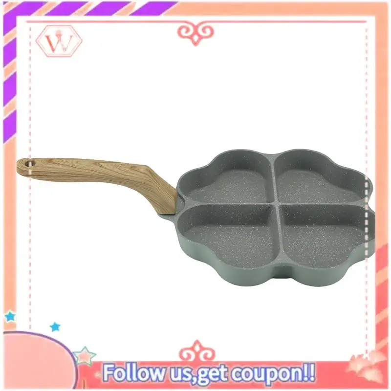 Upgraded Heart Shape 4 Egg Frying Pan Four Leaf Clover Nonstick Egg Pan Mini Egg Poacher Non Stick Aluminum Skillet Gree
Upgraded Heart Shape 4 Egg Frying Pan Four Leaf Clover Nonstick Egg Pan Mini Egg Poacher Non Stick Aluminum Skillet Gree