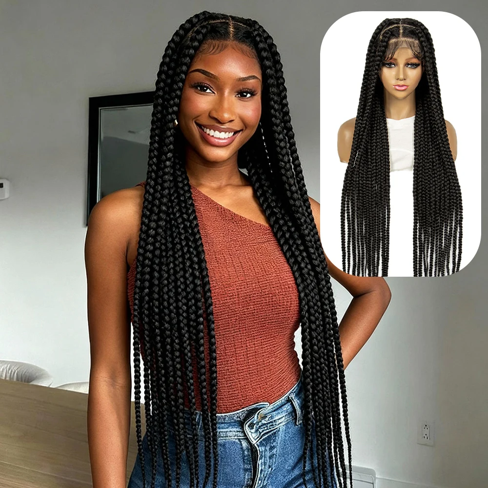 360-градусный парик из кружева Cornrow, плетеный парик из HD, прозрачный кружевной плетеный парик без узлов, плетеный парик для женщин, длинный парик с косами
360-градусный парик из кружева Cornrow, плетеный парик из HD, прозрачный кружевной плетеный парик без узлов, плетеный парик для женщин, длинный парик с косами