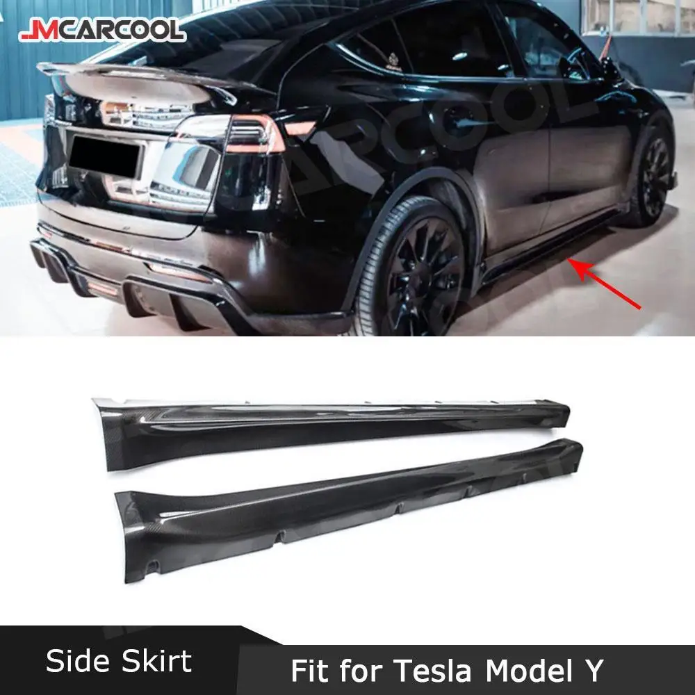 JMCARCOOL Carbon Fiber Material Side Bumper Skirts FRP Unpainted Black Body Kits Covers Accessorise For Tesla Model Y
JMCARCOOL Carbon Fiber Material Side Bumper Skirts FRP Unpainted Black Body Kits Covers Accessorise For Tesla Model Y