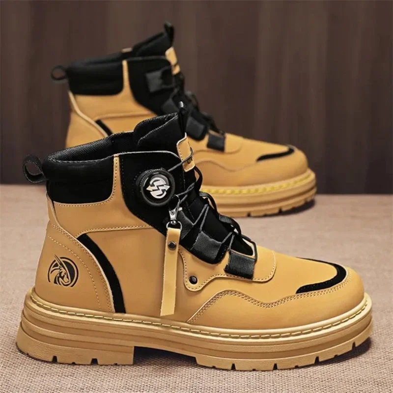 2025Men's Boots Winter High Top Sneakers Plush Warm Casual Cotton Boots for Men Non Slip Platform Boots Waterproof Leather Boot
2025Men's Boots Winter High Top Sneakers Plush Warm Casual Cotton Boots for Men Non Slip Platform Boots Waterproof Leather Boot