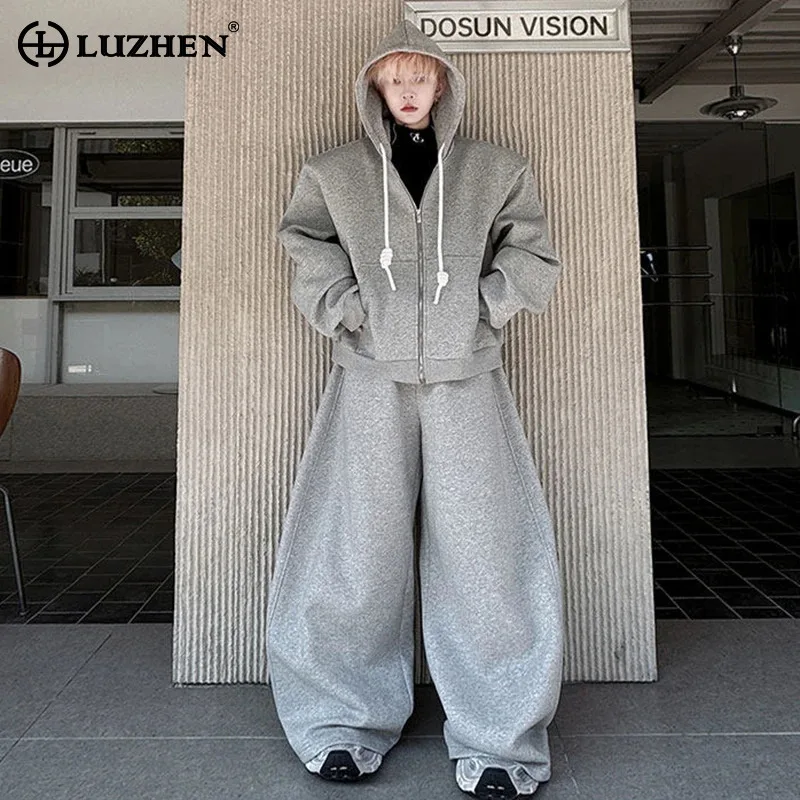 LUZHEN 2026, весенние новые комплекты из двух предметов, однотонные мешковатые широкие повседневные брюки, мужские модные уличные красивые толстовки, пальто JY5690
LUZHEN 2026, весенние новые комплекты из двух предметов, однотонные мешковатые широкие повседневные брюки, мужские модные уличные красивые толстовки, пальто JY5690