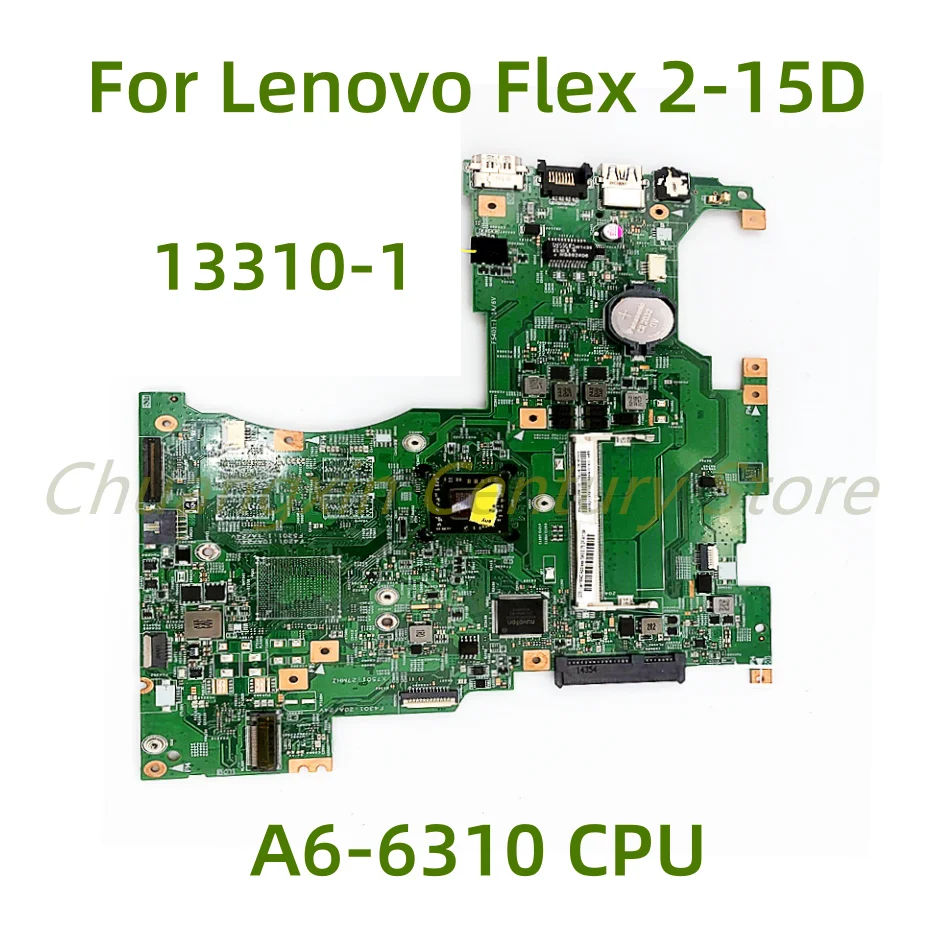 Suitable for Lenovo Flex 2-15D laptop motherboard 13310-1 with A6-6310 CPU 100% Tested Fully Work
Suitable for Lenovo Flex 2-15D laptop motherboard 13310-1 with A6-6310 CPU 100% Tested Fully Work
