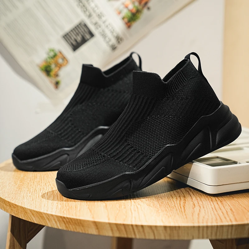 Men Walking Shoes Summer Mesh Lightweight High-top Comfortable Outdoor Sports Trendy Sneakers Running Sports Shoes For Man
Men Walking Shoes Summer Mesh Lightweight High-top Comfortable Outdoor Sports Trendy Sneakers Running Sports Shoes For Man