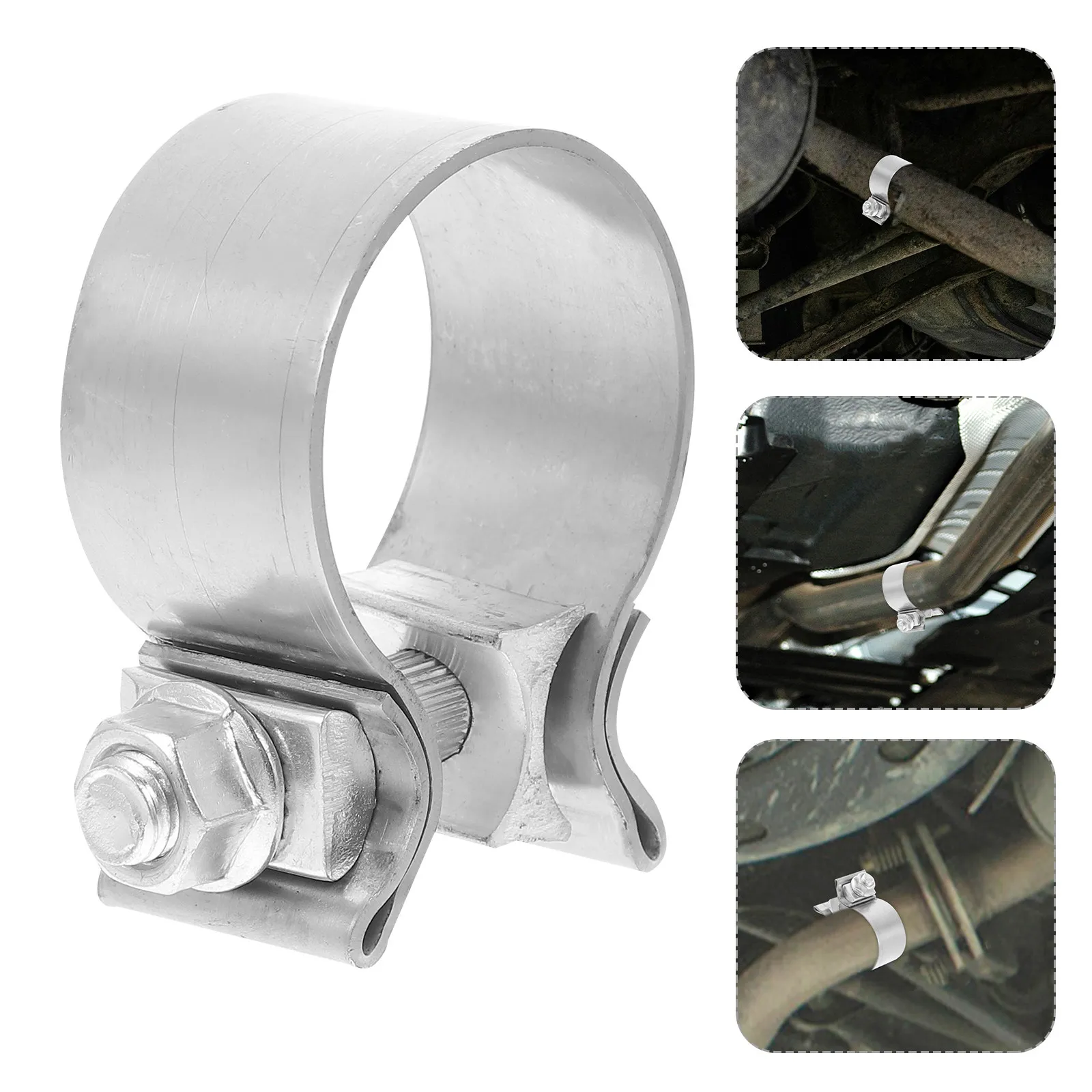 Exhaust Clamp Durable Iron Creative Design Secure Grip Prevent Air Leak Universal Fit Car Exhaust Repair Heavy Duty Clamp
Exhaust Clamp Durable Iron Creative Design Secure Grip Prevent Air Leak Universal Fit Car Exhaust Repair Heavy Duty Clamp