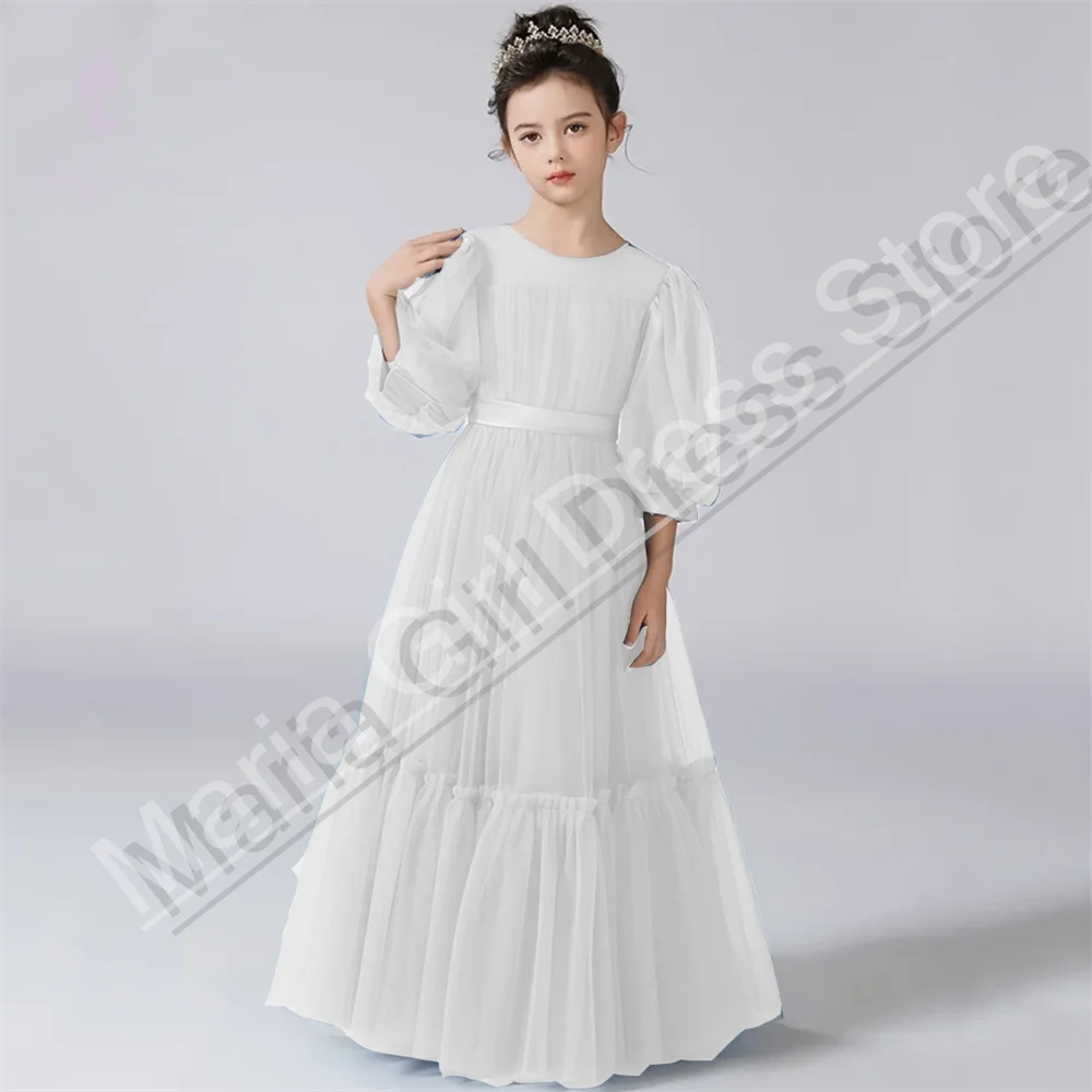 Белое платье с цветочным узором для девочек по индивидуальному заказу, многоуровневое тюлевое платье с поясом-бантом и половиной рукава для детей, банкетные платья на день рождения, официальные мероприятия
Белое платье с цветочным узором для девочек по индивидуальному заказу, многоуровневое тюлевое платье с поясом-бантом и половиной рукава для детей, банкетные платья на день рождения, официальные мероприятия