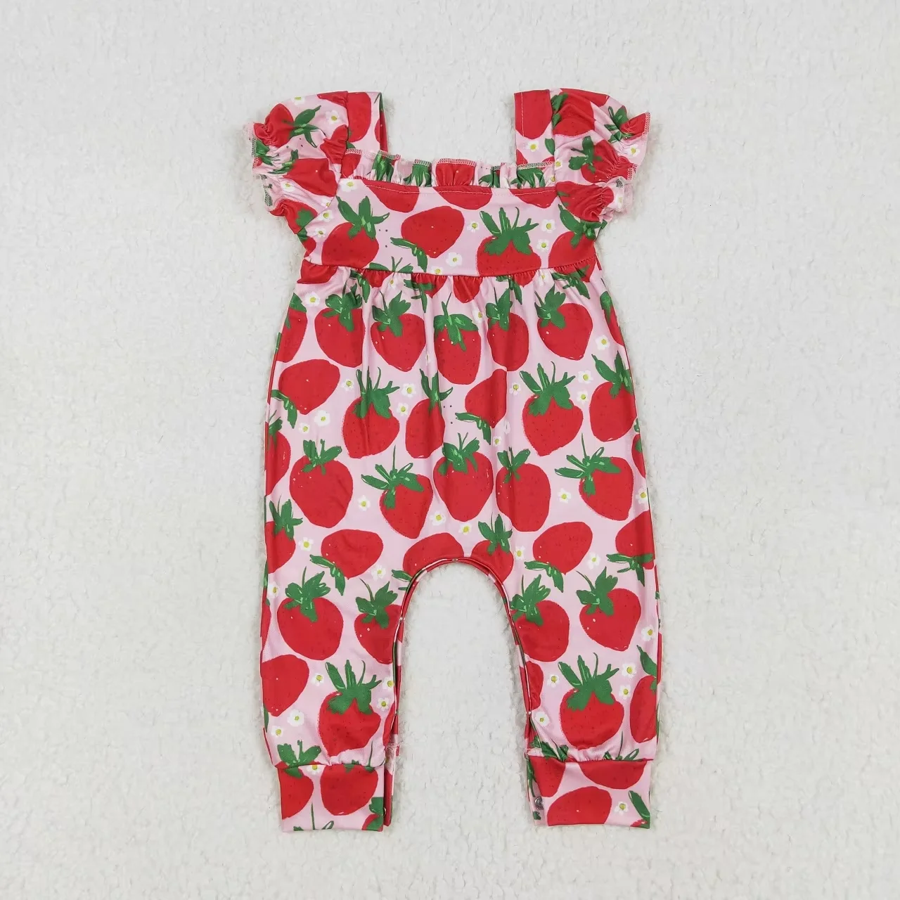 Wholesale Baby Girl Short Sleeves Infant Children Red Strawberry Floral Romper Toddler Kids Pajamas Coverall Newborn Bodysuit
Wholesale Baby Girl Short Sleeves Infant Children Red Strawberry Floral Romper Toddler Kids Pajamas Coverall Newborn Bodysuit