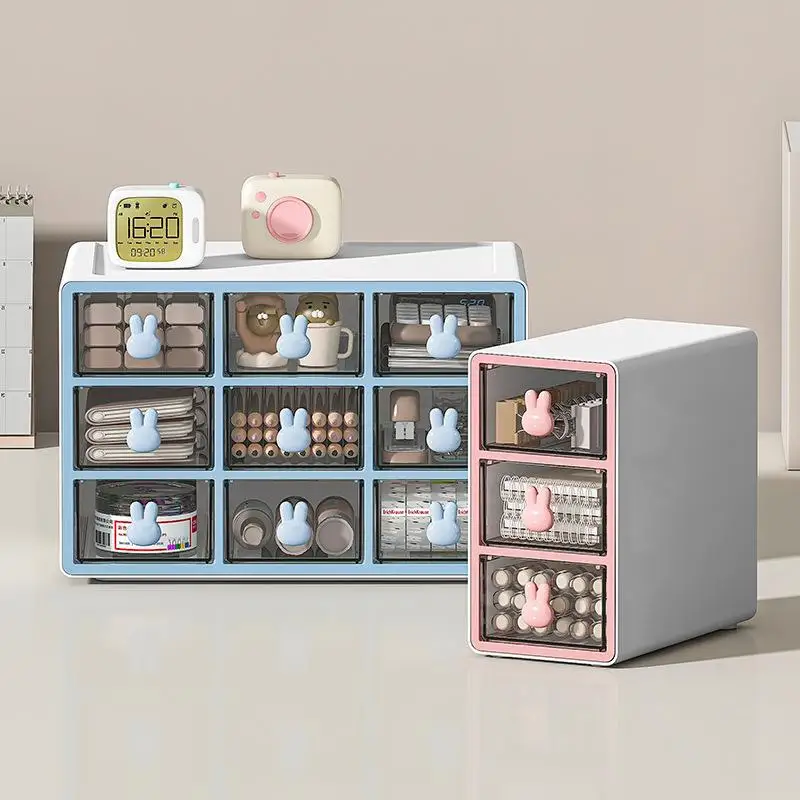 Cartoon Desktop Organizer Box Transparent Plastic Drawer Style Desk Accessories Multiple Compartments Storage Box Rabbit Stat...
Cartoon Desktop Organizer Box Transparent Plastic Drawer Style Desk Accessories Multiple Compartments Storage Box Rabbit Stat...