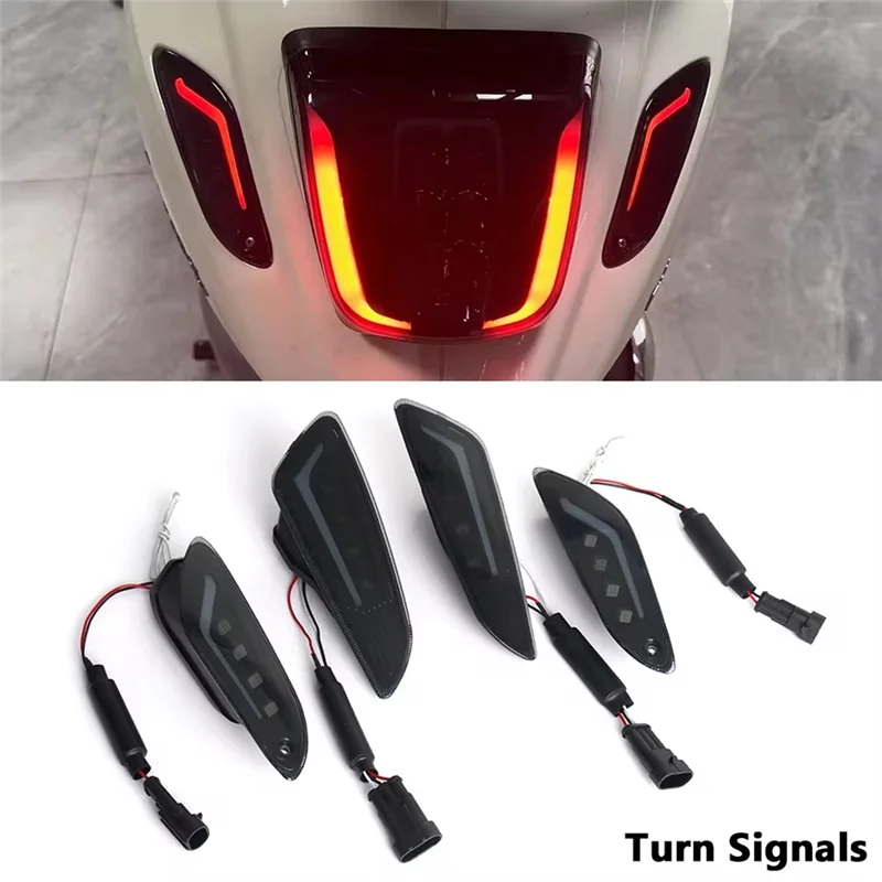 Precision Motorcycle Front Rear LED Turn Signal Lamps Brake Lights Taillights For Vespa Sprint 125 150 Primavera 150 125
Precision Motorcycle Front Rear LED Turn Signal Lamps Brake Lights Taillights For Vespa Sprint 125 150 Primavera 150 125