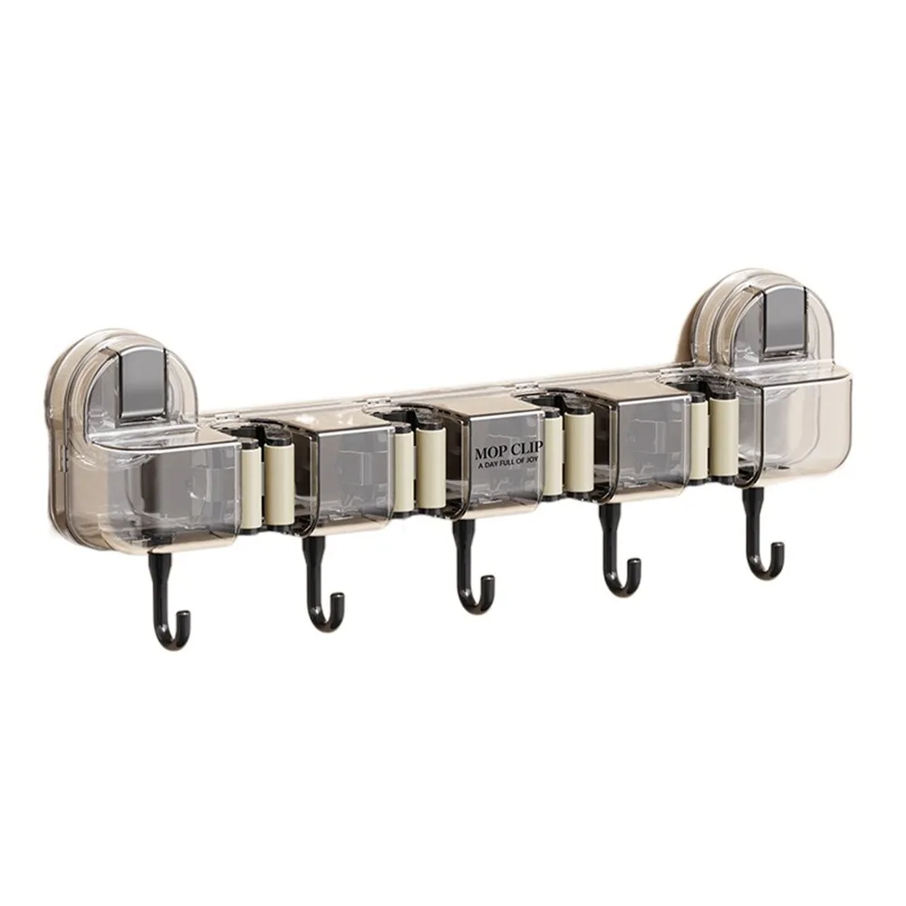Practical Plastic Suction Cup Mop Clamp Non Punching 4 Position Mop Clip Rack Space Saving with Hook Mop Holder Kitchen
Practical Plastic Suction Cup Mop Clamp Non Punching 4 Position Mop Clip Rack Space Saving with Hook Mop Holder Kitchen