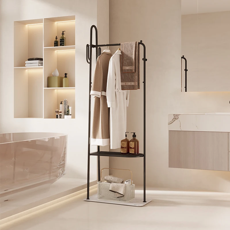 Toilet floor to floor non perforated towel rack, bathroom hanging towel rack, multi-functional bathroom storage rack integrated
Toilet floor to floor non perforated towel rack, bathroom hanging towel rack, multi-functional bathroom storage rack integrated