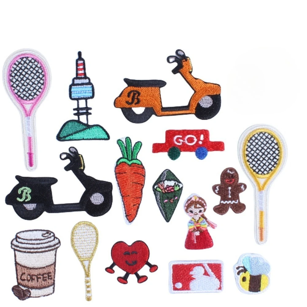 Cartoon Embroidery Patch Cloth Stickers DIY Handmade Material Decoration Badge Iron on Patches for Clothes Appliques SCP
Cartoon Embroidery Patch Cloth Stickers DIY Handmade Material Decoration Badge Iron on Patches for Clothes Appliques SCP