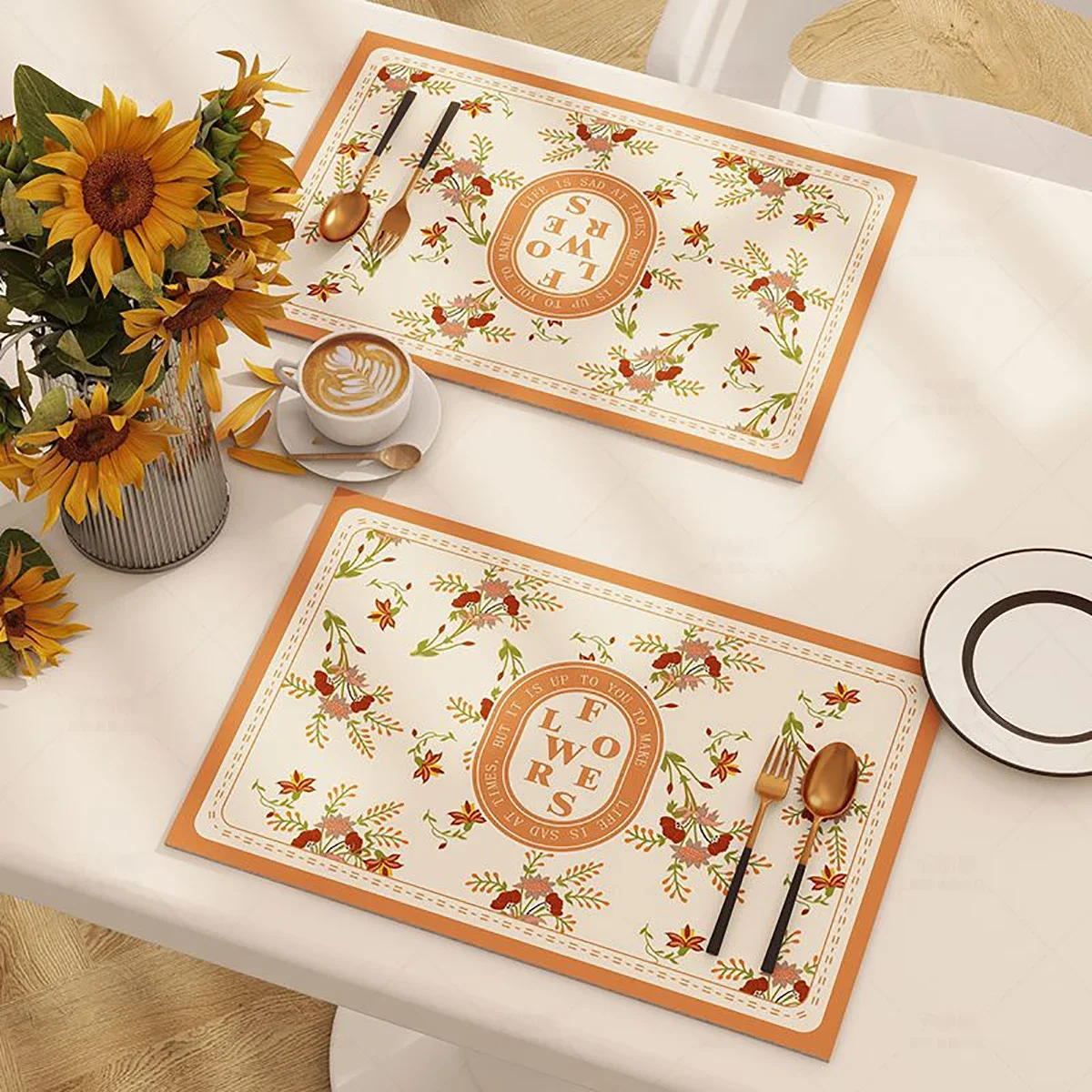 2/4/6Pcs Minimalist Style PU Dining Mats Heat-insulating and Oil Resistant Dining Table Pad Kitchen Countertop Mat Bowl Mat
2/4/6Pcs Minimalist Style PU Dining Mats Heat-insulating and Oil Resistant Dining Table Pad Kitchen Countertop Mat Bowl Mat