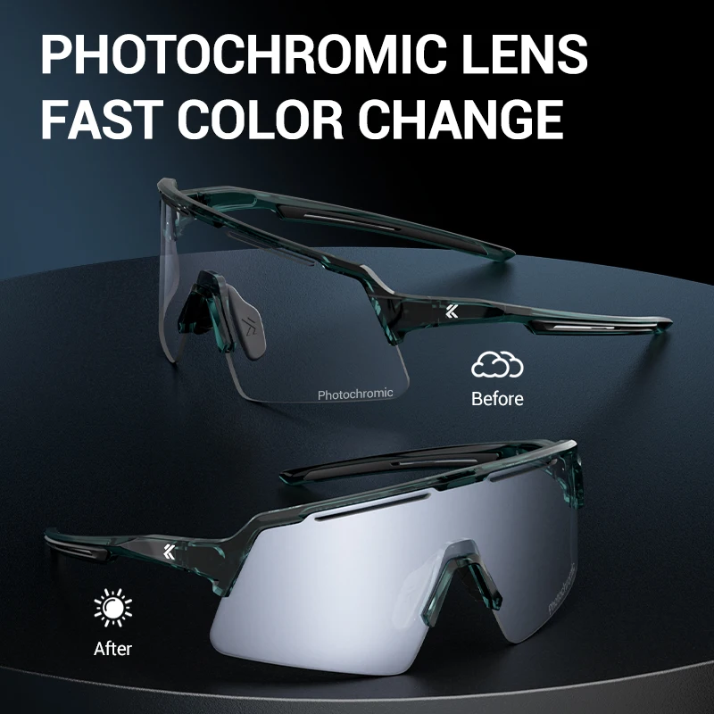KAPVOE Photochromic Impact-Resistant Cycling Sunglasses Adjustable Outdoor Running Hiking and Racing Eyewear Driving Sunglasses
KAPVOE Photochromic Impact-Resistant Cycling Sunglasses Adjustable Outdoor Running Hiking and Racing Eyewear Driving Sunglasses