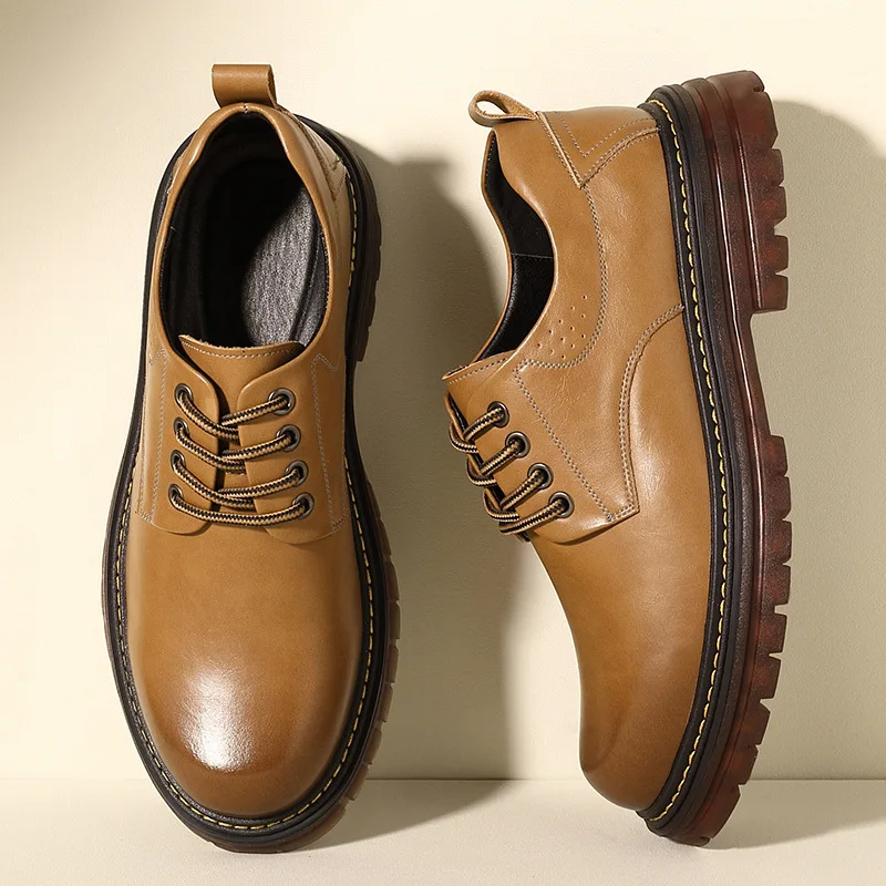 Retro Trendy Shoes Men Tooling Casual Leather Shoes British Cowhide
Retro Trendy Shoes Men Tooling Casual Leather Shoes British Cowhide