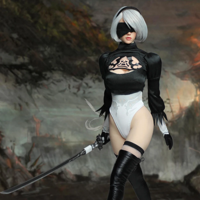 Супер утка SET019, масштаб 1/6, NieR Automata 2B YoRHa No. 2, тип B, головка для девушек, лепка одежды, Женская экшн-фигурка 12 дюймов
Супер утка SET019, масштаб 1/6, NieR Automata 2B YoRHa No. 2, тип B, головка для девушек, лепка одежды, Женская экшн-фигурка 12 дюймов