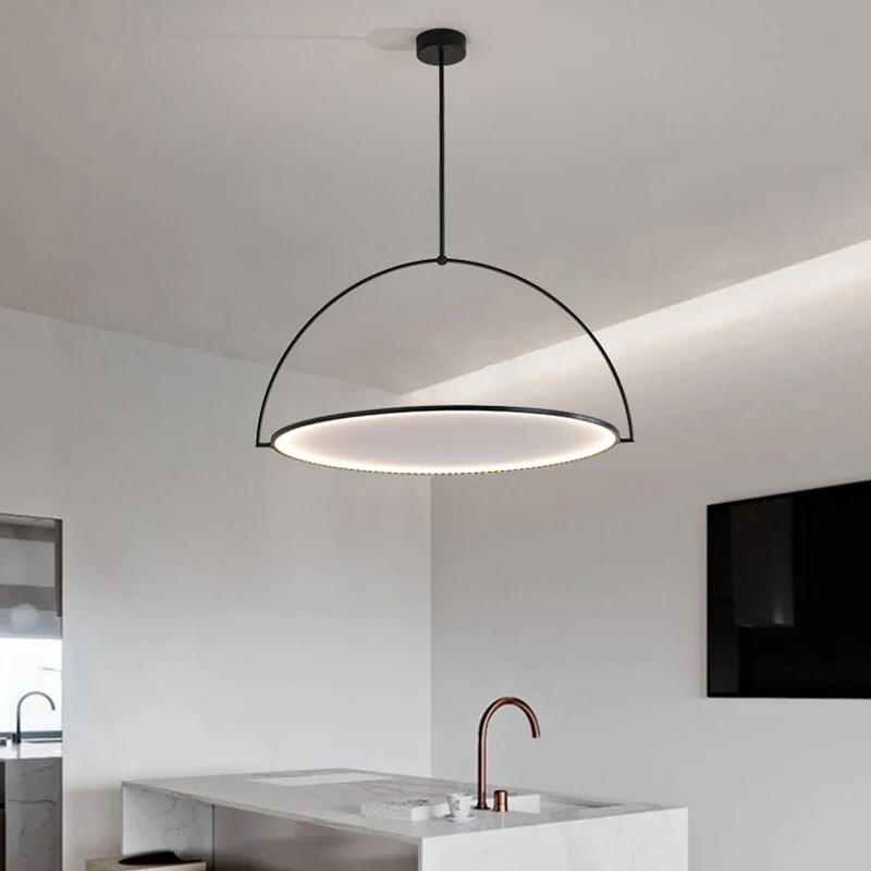 Round Pendant Lighting Dinning Room LED Ceiling Chandelier Bedroom Bedside Black Iron Indoor Lights
Round Pendant Lighting Dinning Room LED Ceiling Chandelier Bedroom Bedside Black Iron Indoor Lights