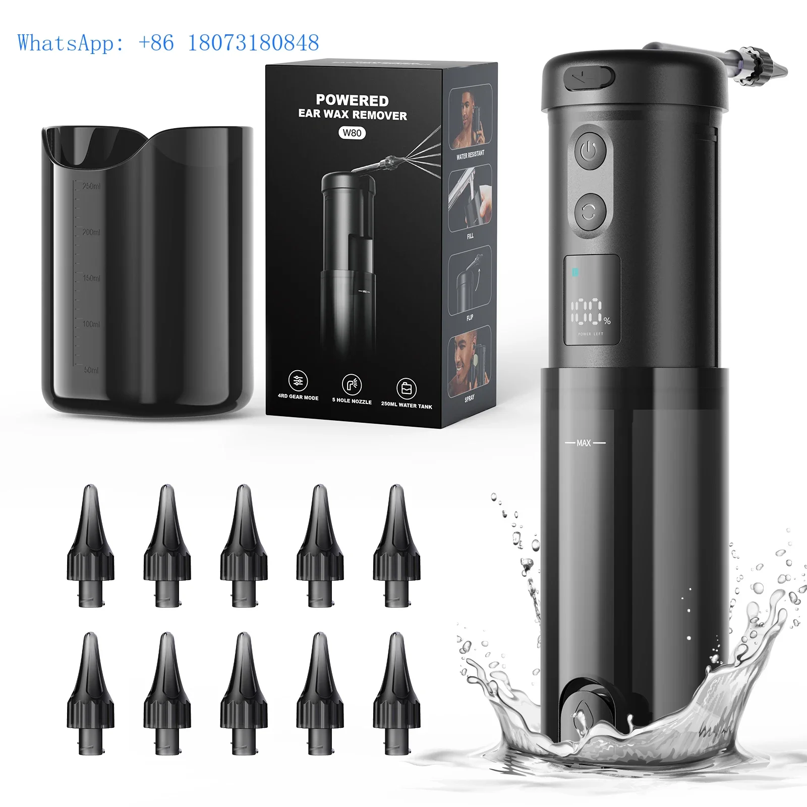 2024 New W80 Portable Mini Powered Ear Irrigation Ear Wax Removal With Battery LCD Screen
2024 New W80 Portable Mini Powered Ear Irrigation Ear Wax Removal With Battery LCD Screen
