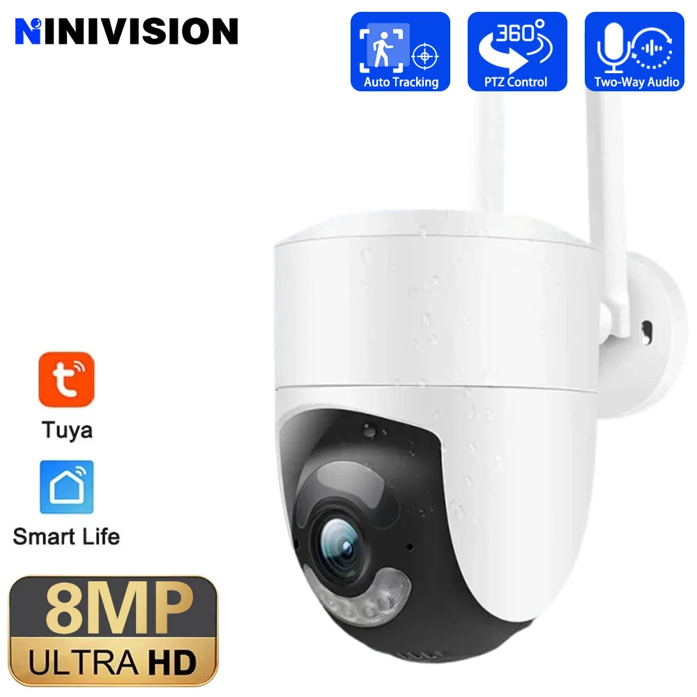 8MP 5MP Tuya Wi-Fi PTZ камера уличная Wi-Fi камера наблюдения AI автоматическое отслеживание защита безопасности CCTV Smartlife видеокамера
8MP 5MP Tuya Wi-Fi PTZ камера уличная Wi-Fi камера наблюдения AI автоматическое отслеживание защита безопасности CCTV Smartlife видеокамера