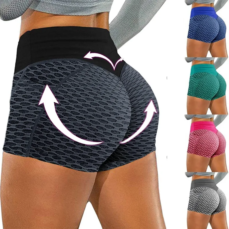 Women's Sexy Stretch Yoga Shorts Bee Nest Motifs Hip Lifting Abdominal Tightening Tight Fitness Wearing Running Pants Externally
Women's Sexy Stretch Yoga Shorts Bee Nest Motifs Hip Lifting Abdominal Tightening Tight Fitness Wearing Running Pants Externally