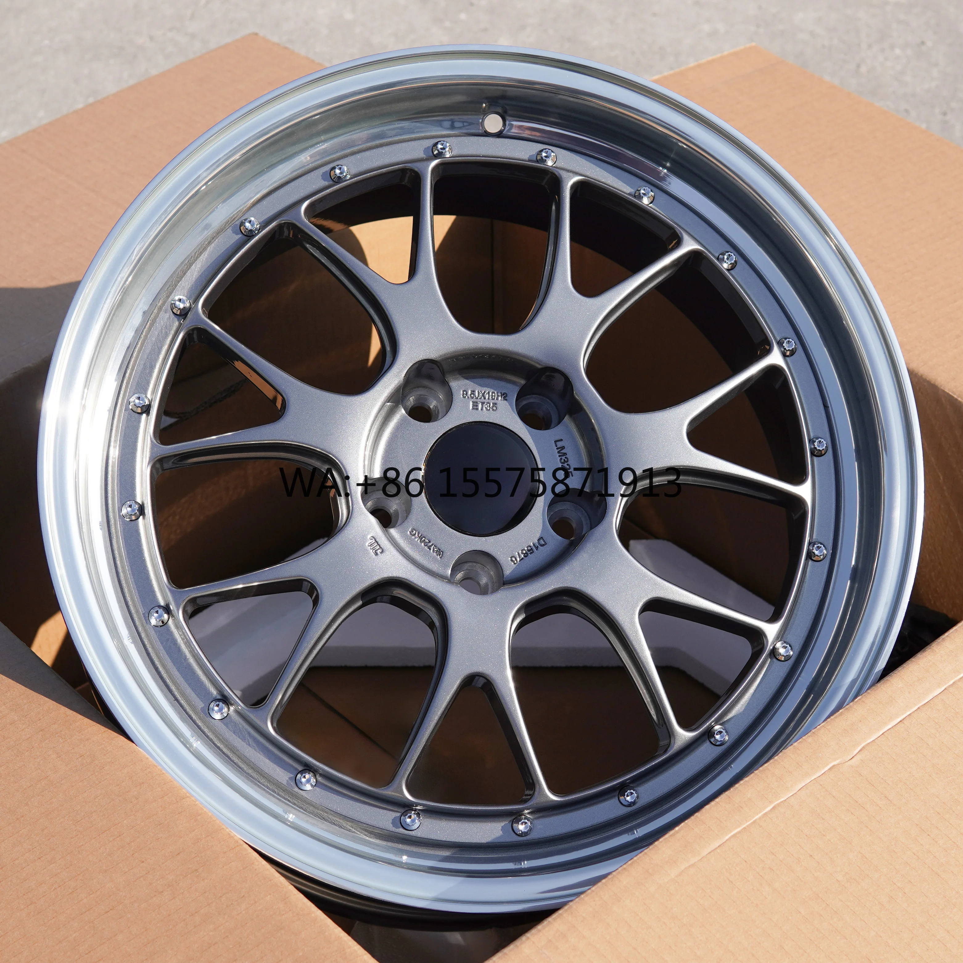 For Polished Grey Forged Passenger Car Rim 18 19 20 21 22 Inch 5x114.3 5x112 5x120 Deep Dish Alloy LMR Dually Wheel for M3 Audi
For Polished Grey Forged Passenger Car Rim 18 19 20 21 22 Inch 5x114.3 5x112 5x120 Deep Dish Alloy LMR Dually Wheel for M3 Audi