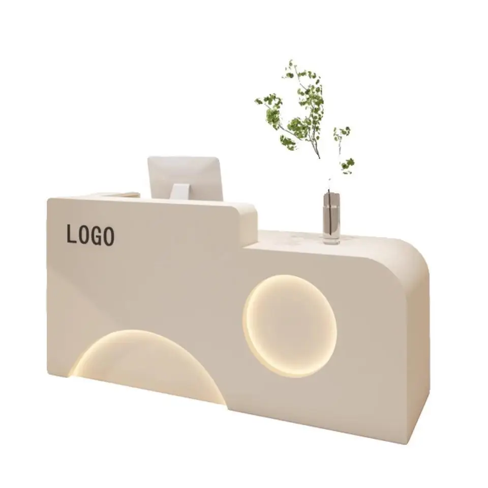 Стойка регистрации парикмахерской розового и золотого цвета доступна для салона красоты или бара
Стойка регистрации парикмахерской розового и золотого цвета доступна для салона красоты или бара