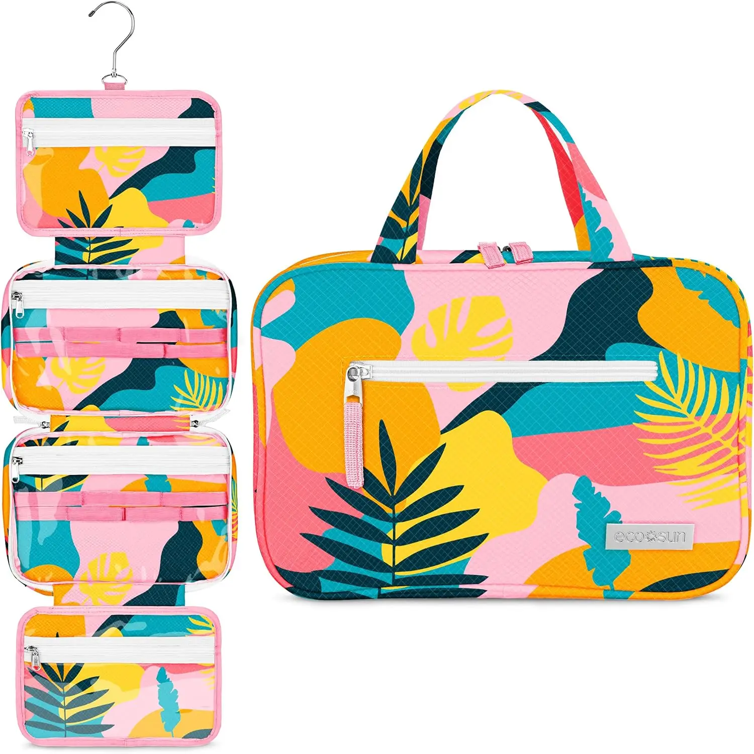 Water-Resistant Hanging Travel Toiletry Bag with Multiple Pockets, Ideal for On-the-Go Organization
Water-Resistant Hanging Travel Toiletry Bag with Multiple Pockets, Ideal for On-the-Go Organization