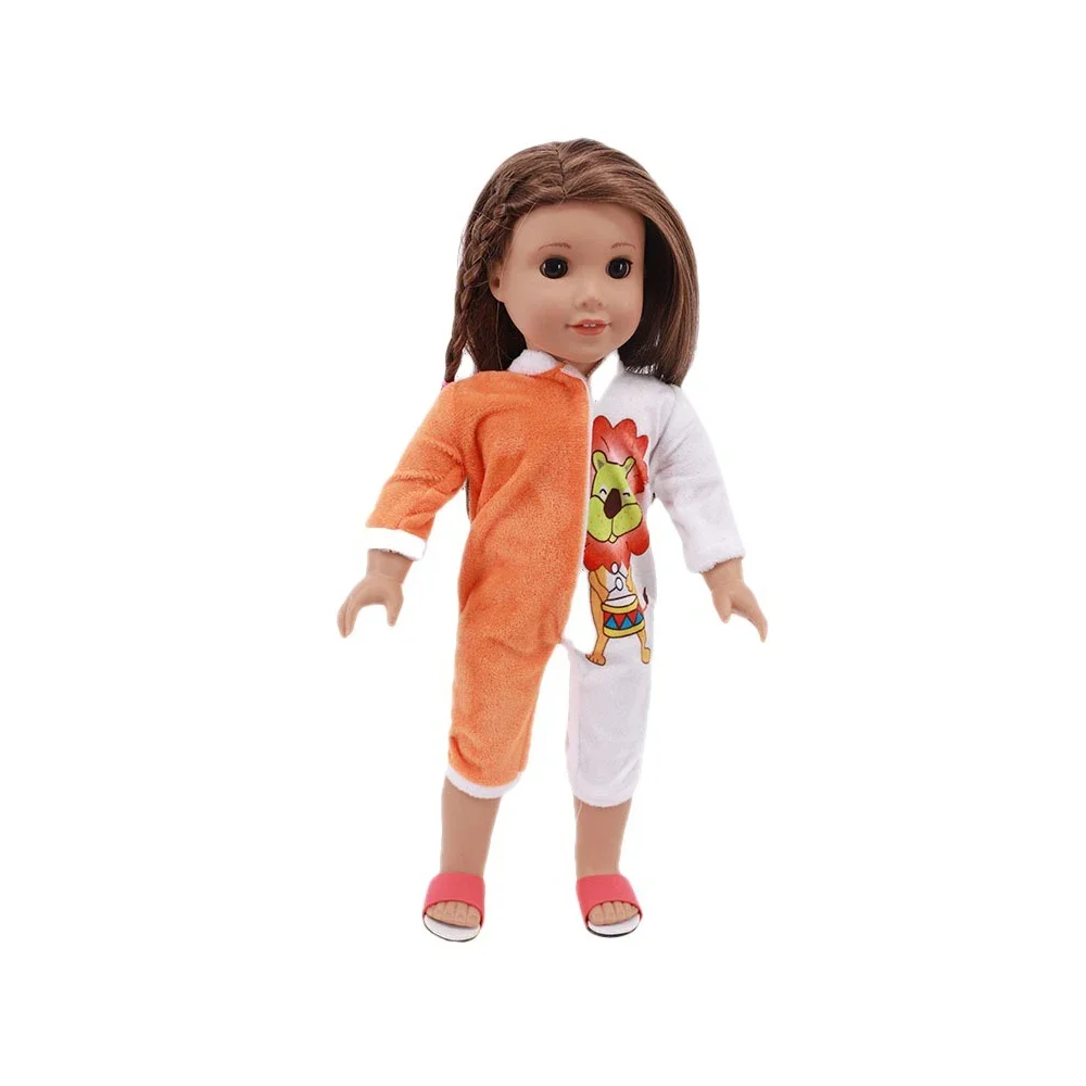 New 43cm Cute Animal Pattern Nightgown 18 inch American Doll Accessories Plush One Piece Nightgown
New 43cm Cute Animal Pattern Nightgown 18 inch American Doll Accessories Plush One Piece Nightgown