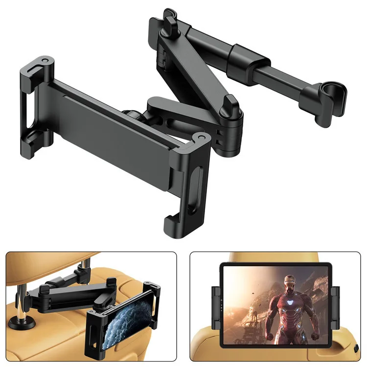 Adjustable Car Headrest Mount for iPad/Phones 360° Rotating Extendable Holder, Foldable Backseat Stand for Kids Travel HDViewing
Adjustable Car Headrest Mount for iPad/Phones 360° Rotating Extendable Holder, Foldable Backseat Stand for Kids Travel HDViewing