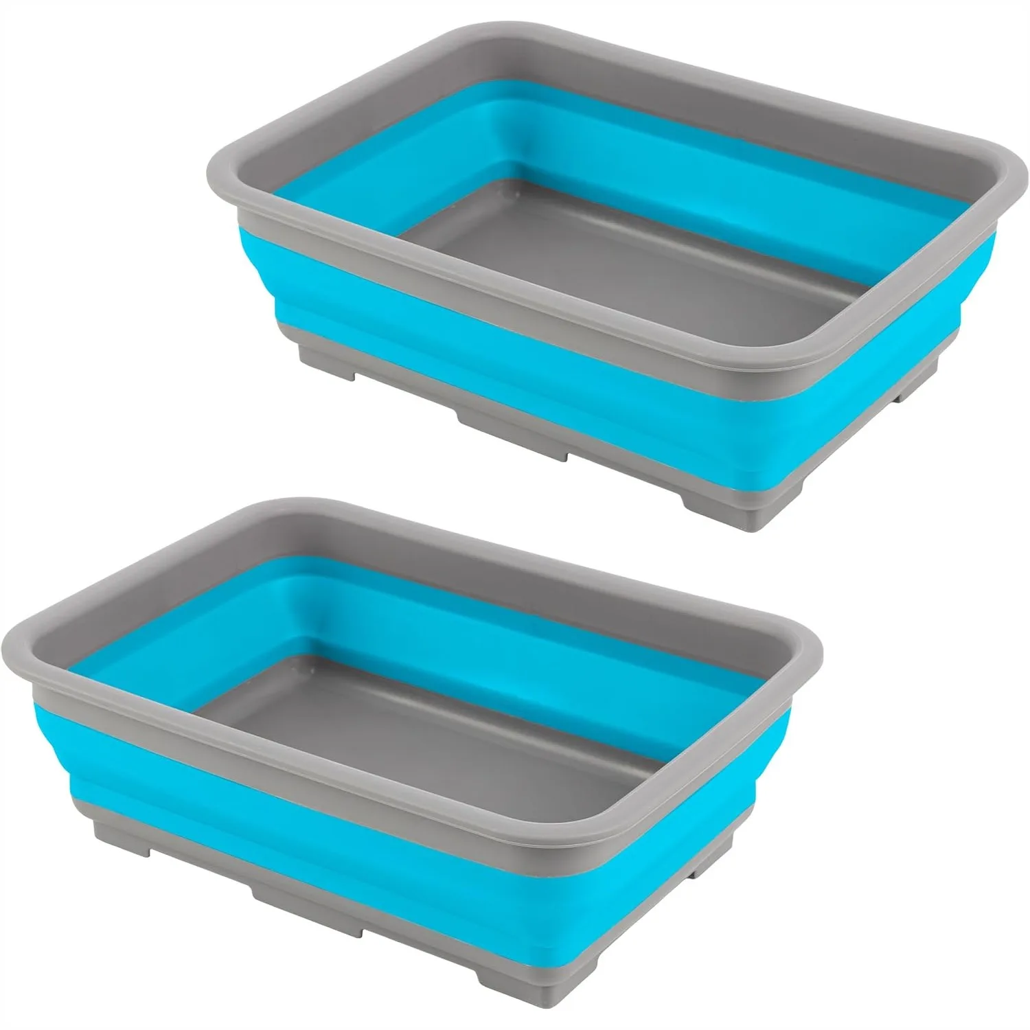 Collapsible Bucket 2-Pack for Cleaning, 7.27L Foldable Wash Bin for Camping, Laundry, or Beach
Collapsible Bucket 2-Pack for Cleaning, 7.27L Foldable Wash Bin for Camping, Laundry, or Beach