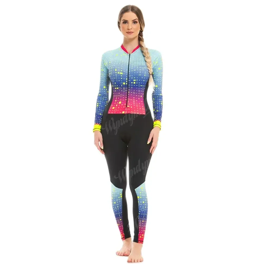 Female cycling long sleeve Triathlon cycling long suit Triathlon Clothing Cycling Skinsuit Maillot Ropa Ciclismo Jersey Jumpsuit
Female cycling long sleeve Triathlon cycling long suit Triathlon Clothing Cycling Skinsuit Maillot Ropa Ciclismo Jersey Jumpsuit