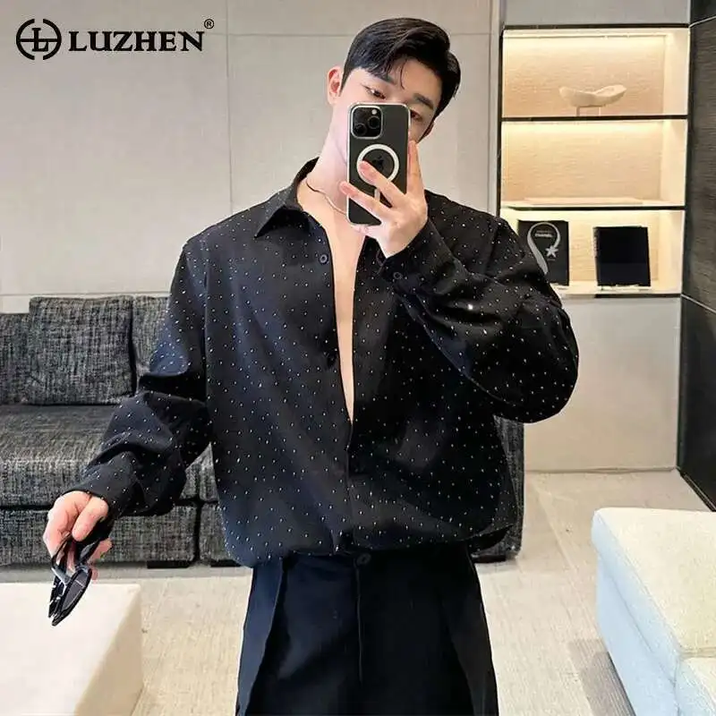 LUZHEN Мужские блузки Социальный повседневный дизайнерский новый дизайн с бриллиантами Стильные рубашки с длинными рукавами Модные элегантные корейские LZ7767
LUZHEN Мужские блузки Социальный повседневный дизайнерский новый дизайн с бриллиантами Стильные рубашки с длинными рукавами Модные элегантные корейские LZ7767