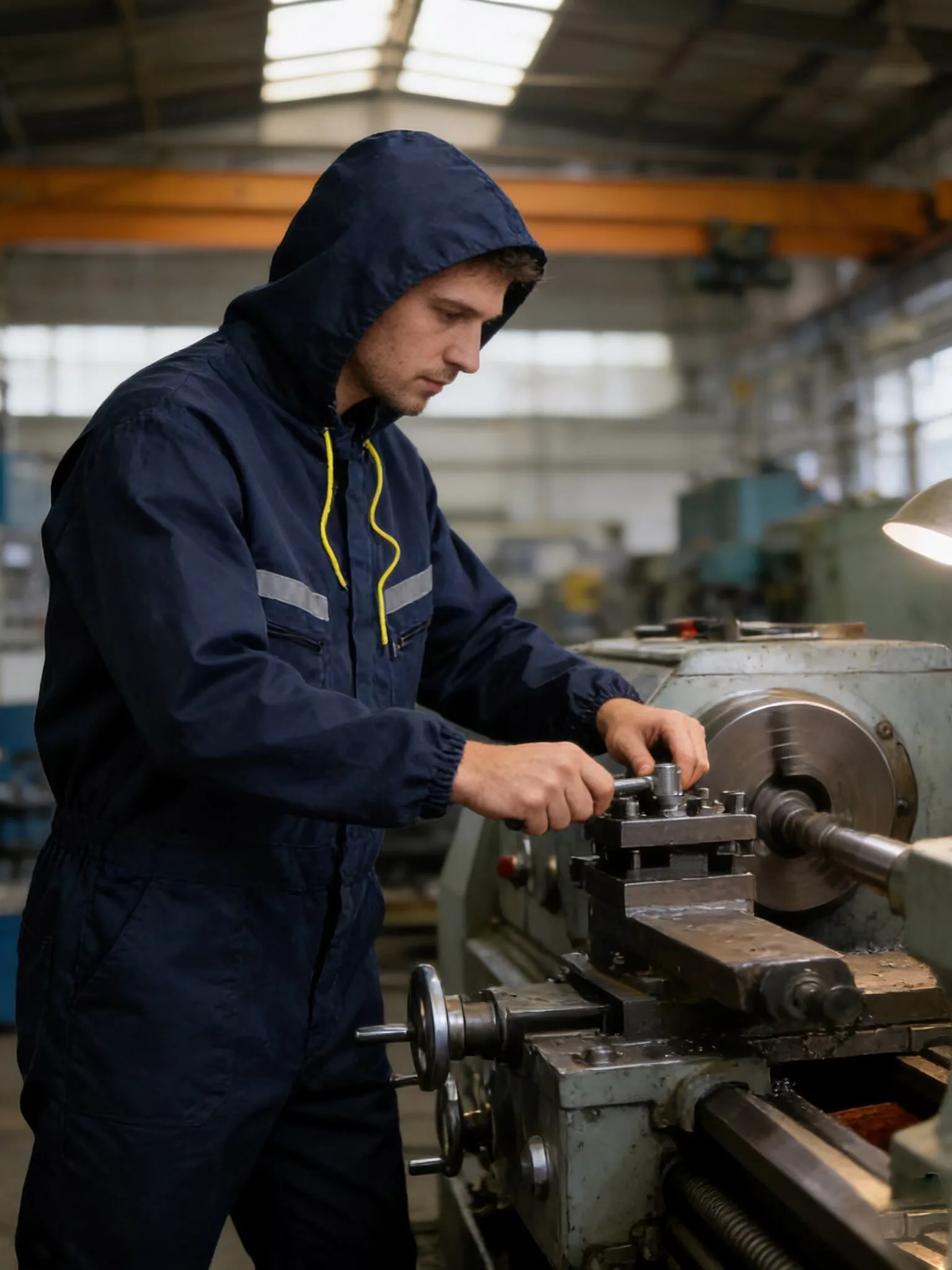 Reflective Strip Workwear Overall Hoodie Dirt Resistant Mechanic Suit Cotton Polyester Blend Four Seasons Industrial Use
Reflective Strip Workwear Overall Hoodie Dirt Resistant Mechanic Suit Cotton Polyester Blend Four Seasons Industrial Use