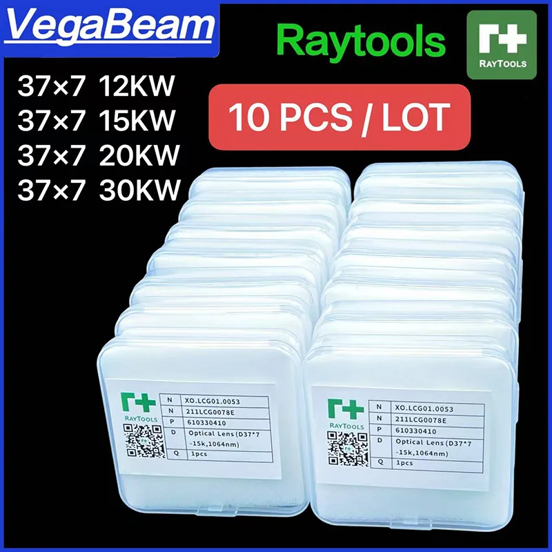 10 PCS Original Raytools Protective Lens 37x7mm 12KW 15KW 20KW 30KW Laser Protective Windows 27.9x4.1 24.9x1.5 4KW Original lens
10 PCS Original Raytools Protective Lens 37x7mm 12KW 15KW 20KW 30KW Laser Protective Windows 27.9x4.1 24.9x1.5 4KW Original lens