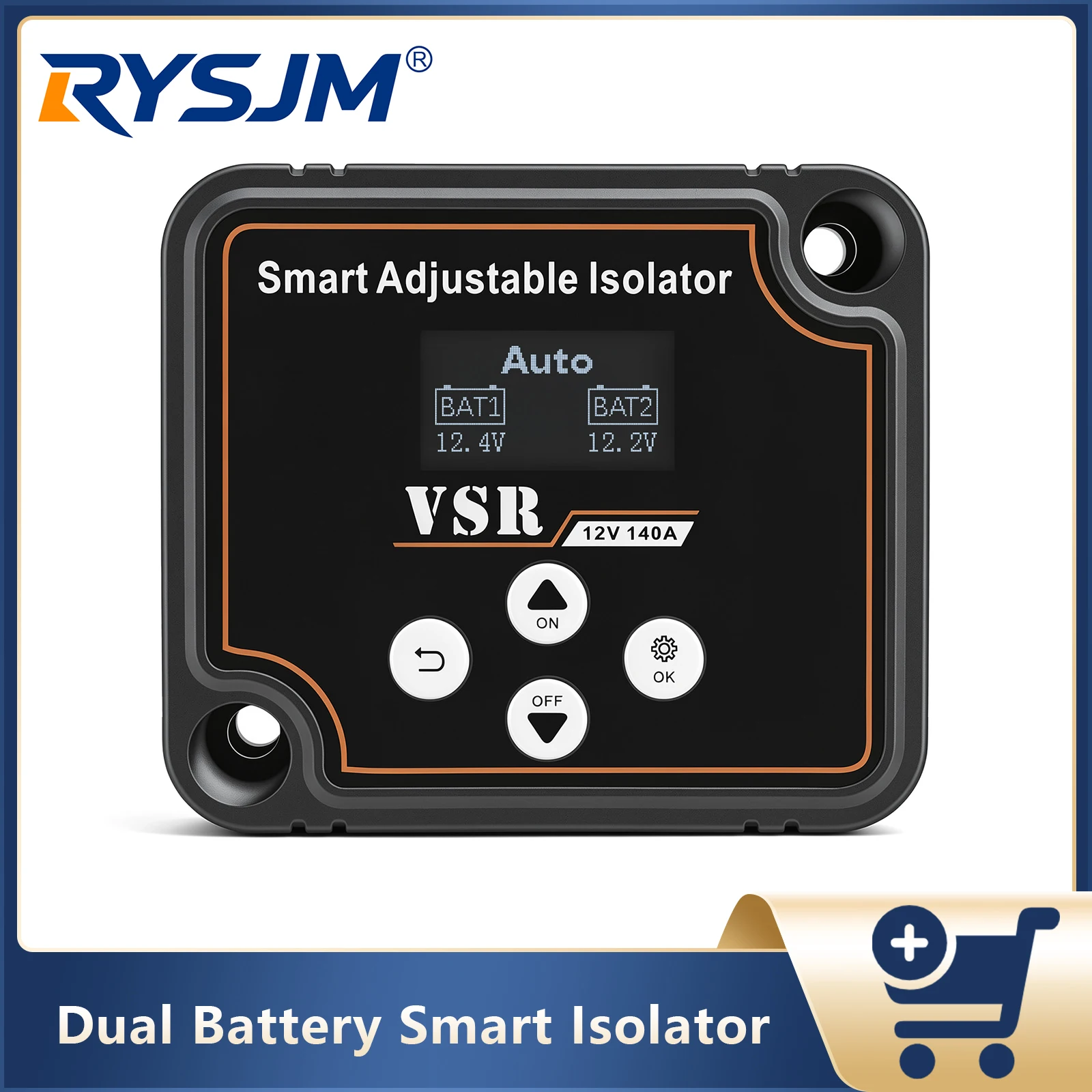 Dual Battery Smart Isolator Auto Car Smart Adjustable lsolator Switch Voltage Sensitive Split Charge Relay For Car Truck
Dual Battery Smart Isolator Auto Car Smart Adjustable lsolator Switch Voltage Sensitive Split Charge Relay For Car Truck