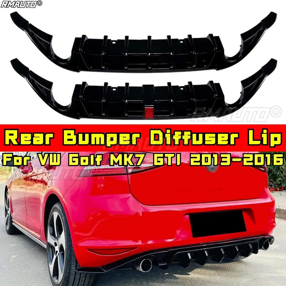 For VW Golf MK7 GTI 2013-2016 Body Kit Rear Bumper Lip Rear Bumper Spoiler Diffuser Splitter Protector Car Accessories
For VW Golf MK7 GTI 2013-2016 Body Kit Rear Bumper Lip Rear Bumper Spoiler Diffuser Splitter Protector Car Accessories