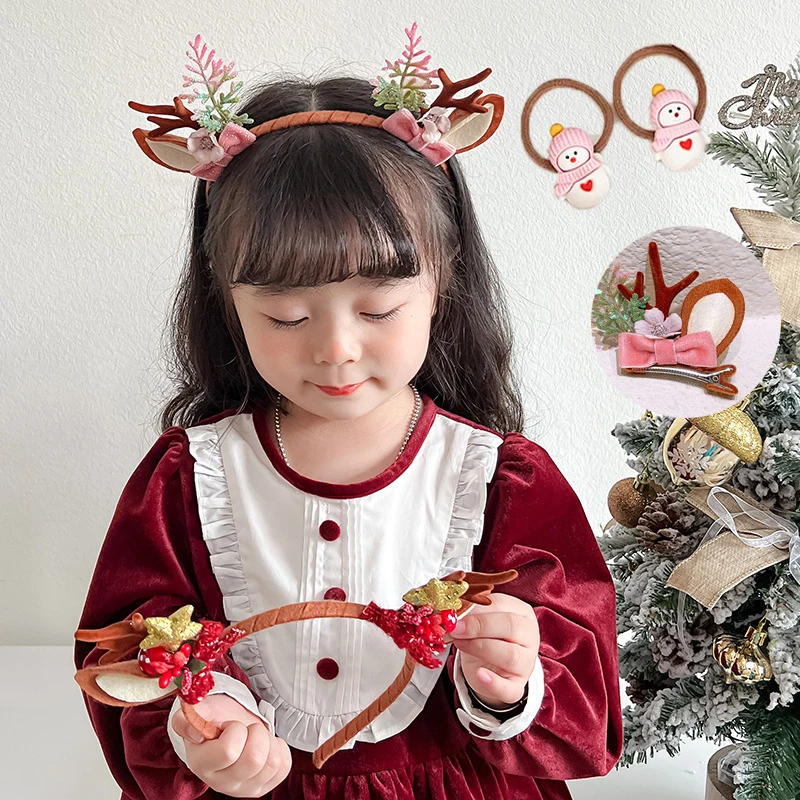 Christmas Set, Children's Cute Hair Clip, Headband, Holiday Gift, Christmas Hair Accessory Gift Box
Christmas Set, Children's Cute Hair Clip, Headband, Holiday Gift, Christmas Hair Accessory Gift Box