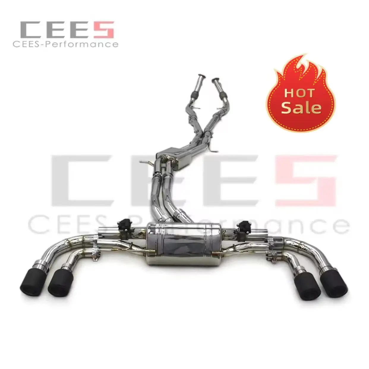 CEES Stainless Catback Exhaust for Porsche Cayenne Turbo 4.0T 2019-2023 - Racing Pipe Muffler Assembly
CEES Stainless Catback Exhaust for Porsche Cayenne Turbo 4.0T 2019-2023 - Racing Pipe Muffler Assembly